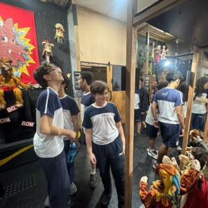 8º Ano Visita o Museu do Boneco em Atividade do Projeto “Arte, Cultura e Cidadania”